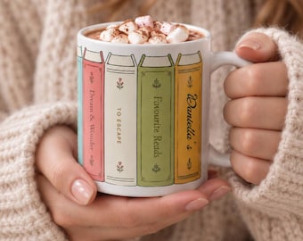 Personalised Favourite Books Mug