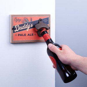 Personalised Wall Mounted Bottle Opener