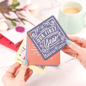 Personalised Couples First Year Photo Swivel Book