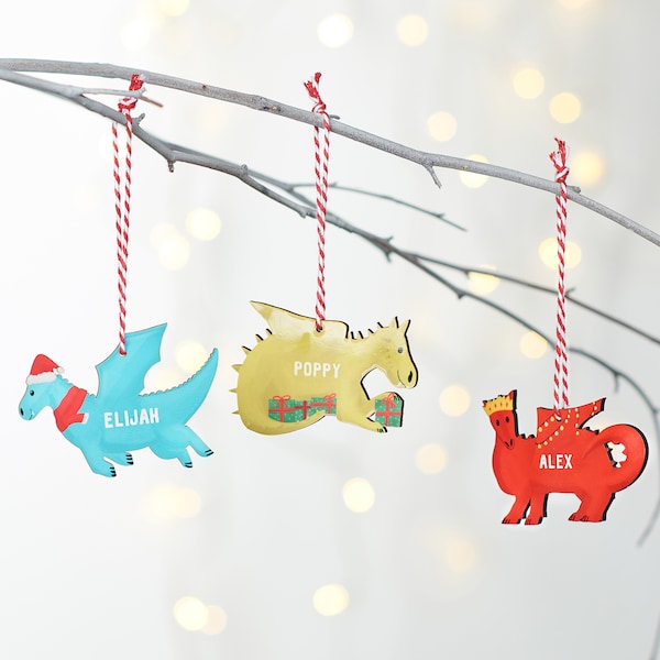 Personalised Dragon Decoration