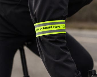 Personalised High Visibility Reflective Cycling Armbands