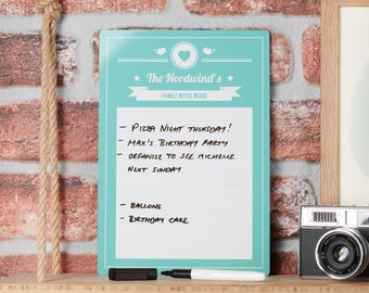 Personalised Enamel Style Notice Board