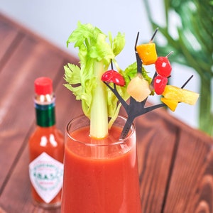 Personalised Bloody Mary Cocktail Branches