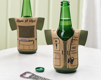 Personalised Fishing Shirt Can Cooler