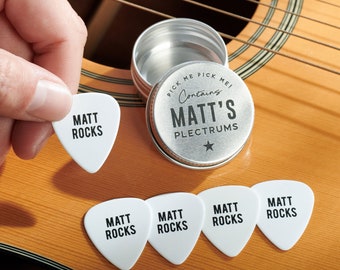 Personalised Guitar Plectrums