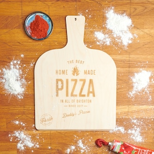 Personalised Wooden Pizza Peel