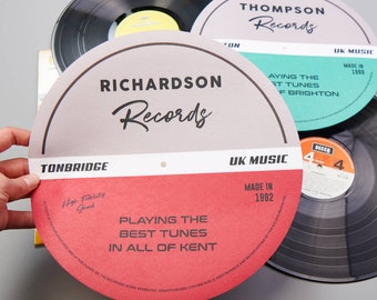 Personalised Vinyl Record Slipmat