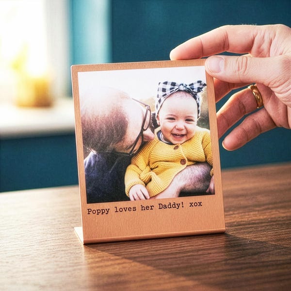 Personalised Solid Copper Photo Print