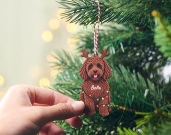Personalised Cockapoo Christmas Decoration
