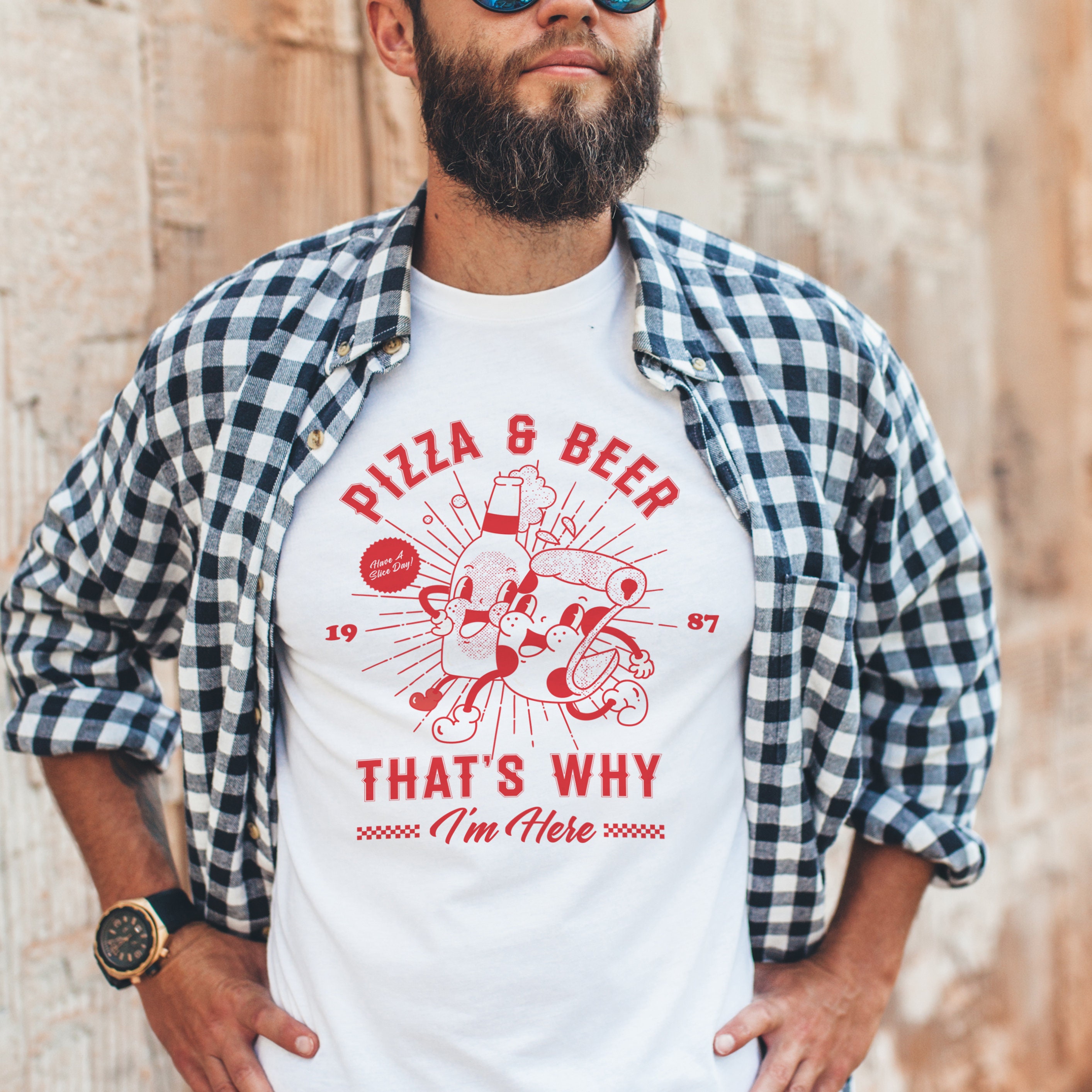 Pizza And Beer T-Shirt Pizza And Beer T-Shirt