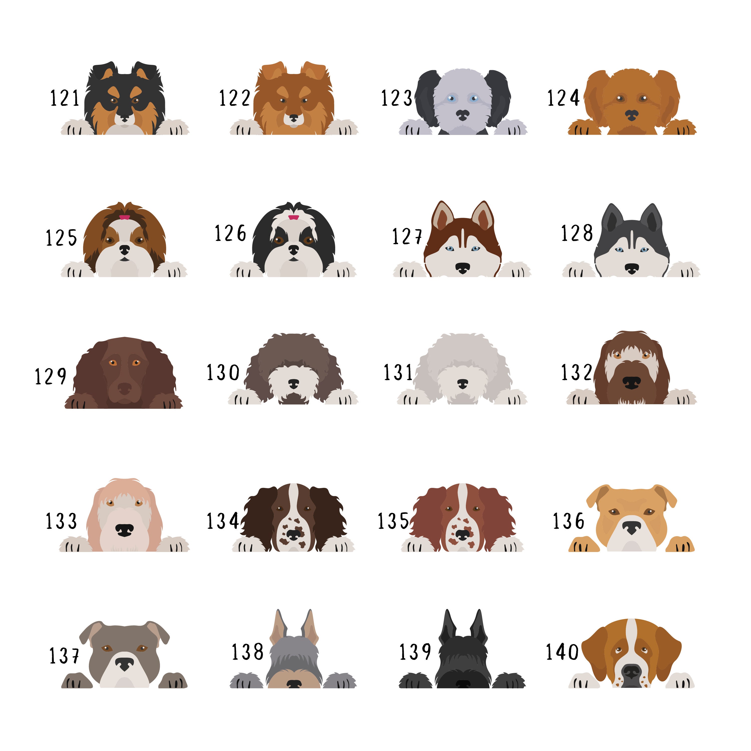 Personalised Dog Breed Treat Tin