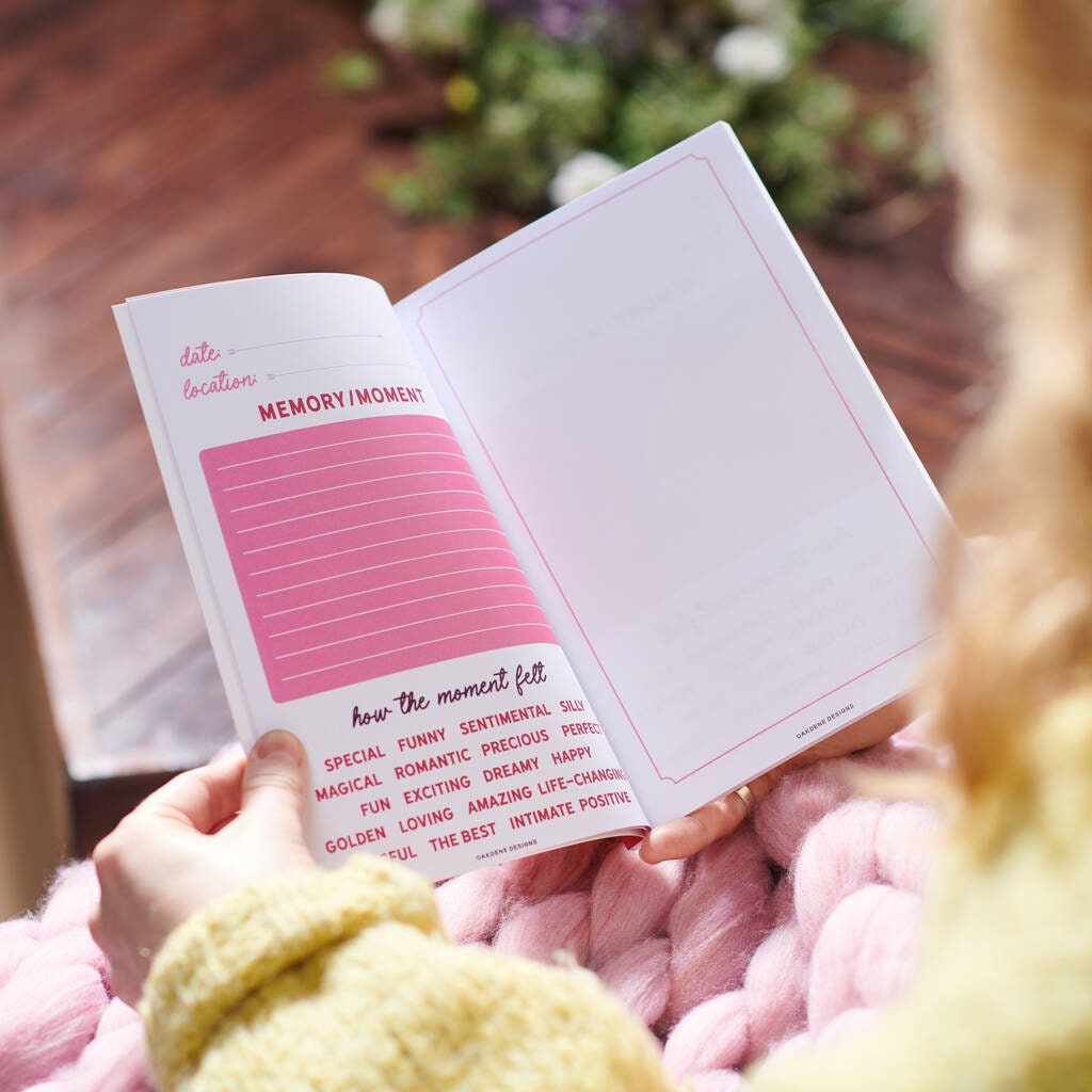 Personalised Couples Memory Journal