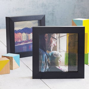 Personalised Transparent Photo Print With Frame