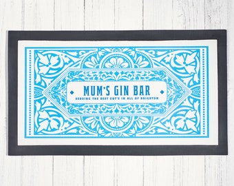 Personalised Gin Bar Runner