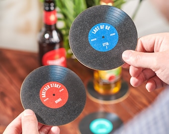 Posavasos de vinilo personalizados