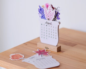 Personalised Birth Flower Calendar 2025