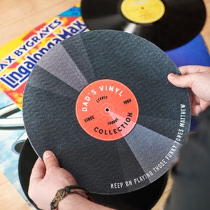 パーソナライズされた音楽レコードスリップマット