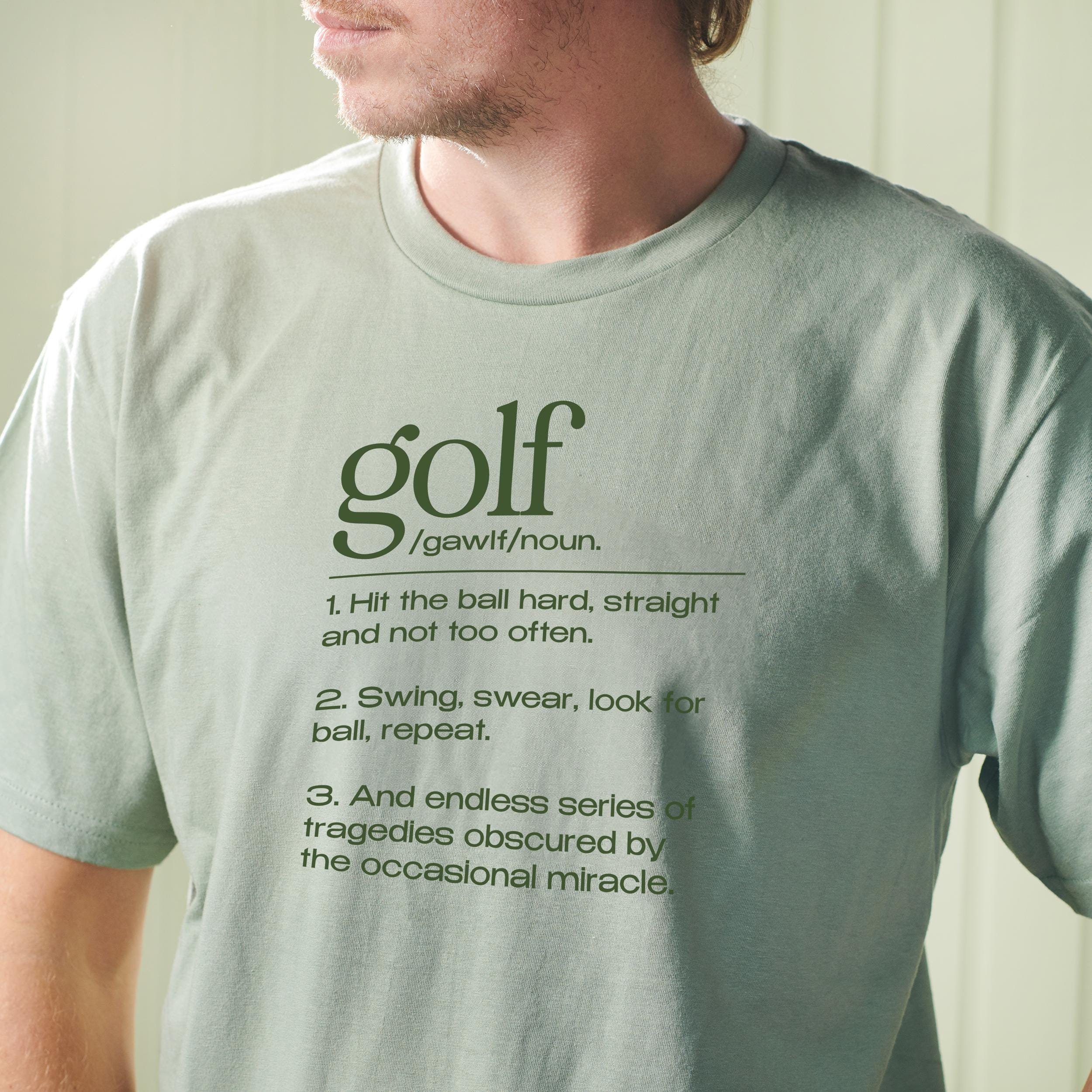 Funny Golf Meaning Cotton T Shirt - Etsy