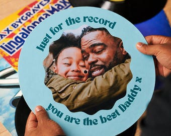 Personalised Photo Record Slipmat