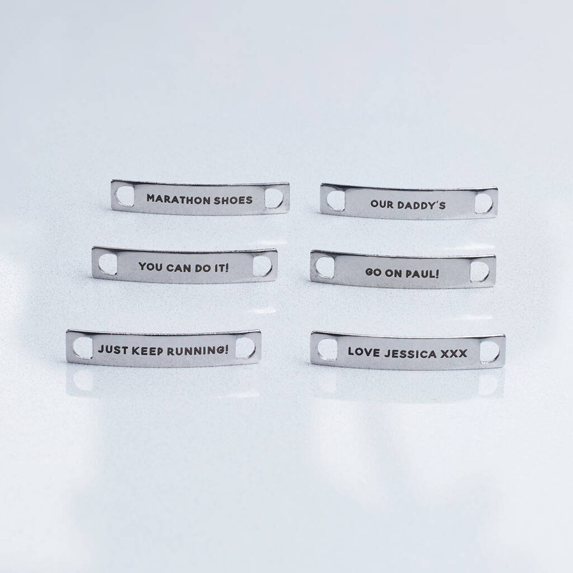 Runner Tags Labels Personalised Marathon Running Shoe Tags – London Marathon Gift for ...