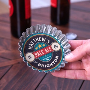 Personalised Beer Cap Coaster