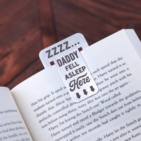 Bookmark - Personalized - Fell asleep here Bookmark - Personalized - Fell asleep here