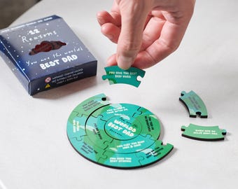 Personalised Reasons You Are The Best Daddy Puzzle