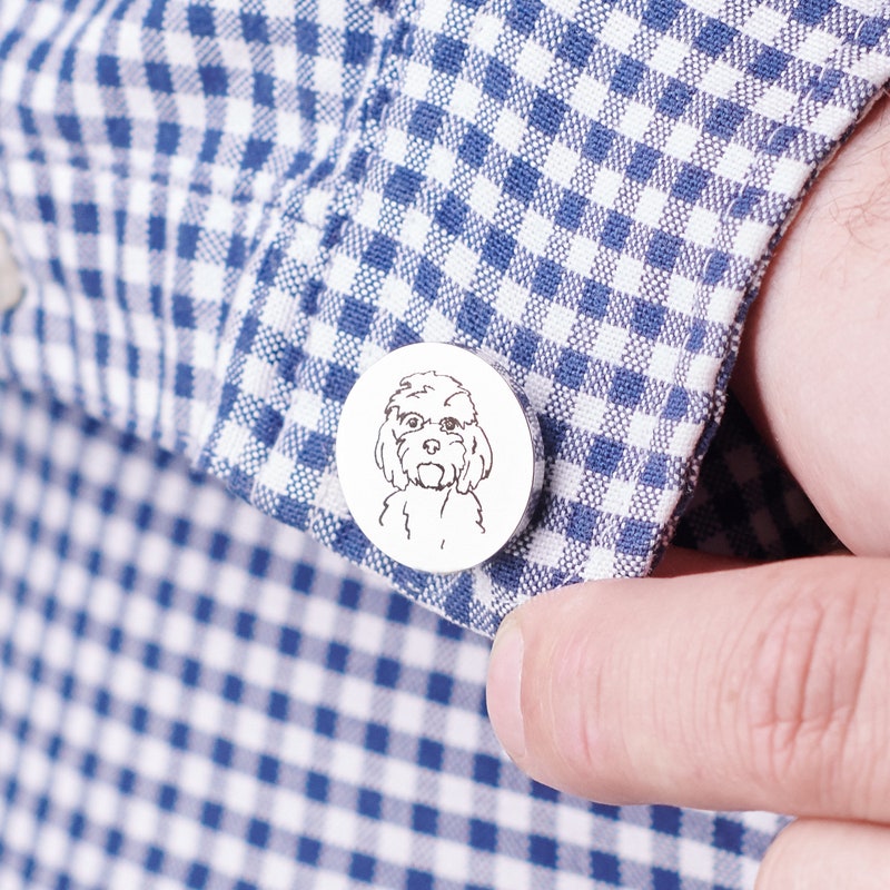 Custom Dog Cufflinks - Etsy