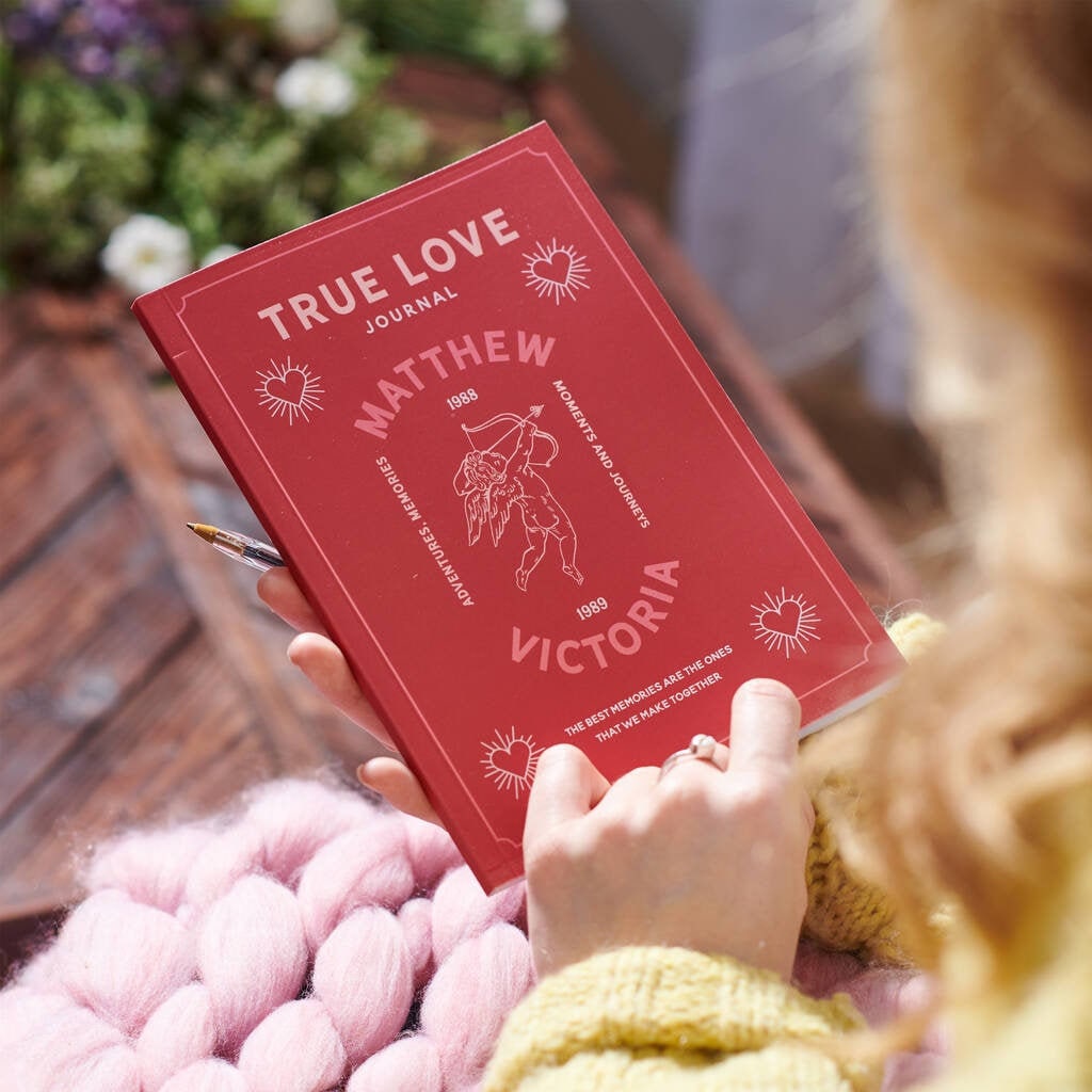 Personalised Couples Memory Journal