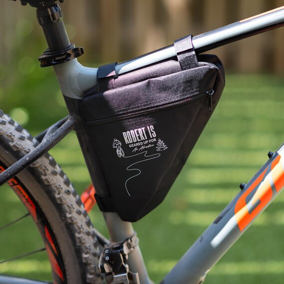 Personalised Cycling Bike Frame Bag – Waterproof Bicycle Storage