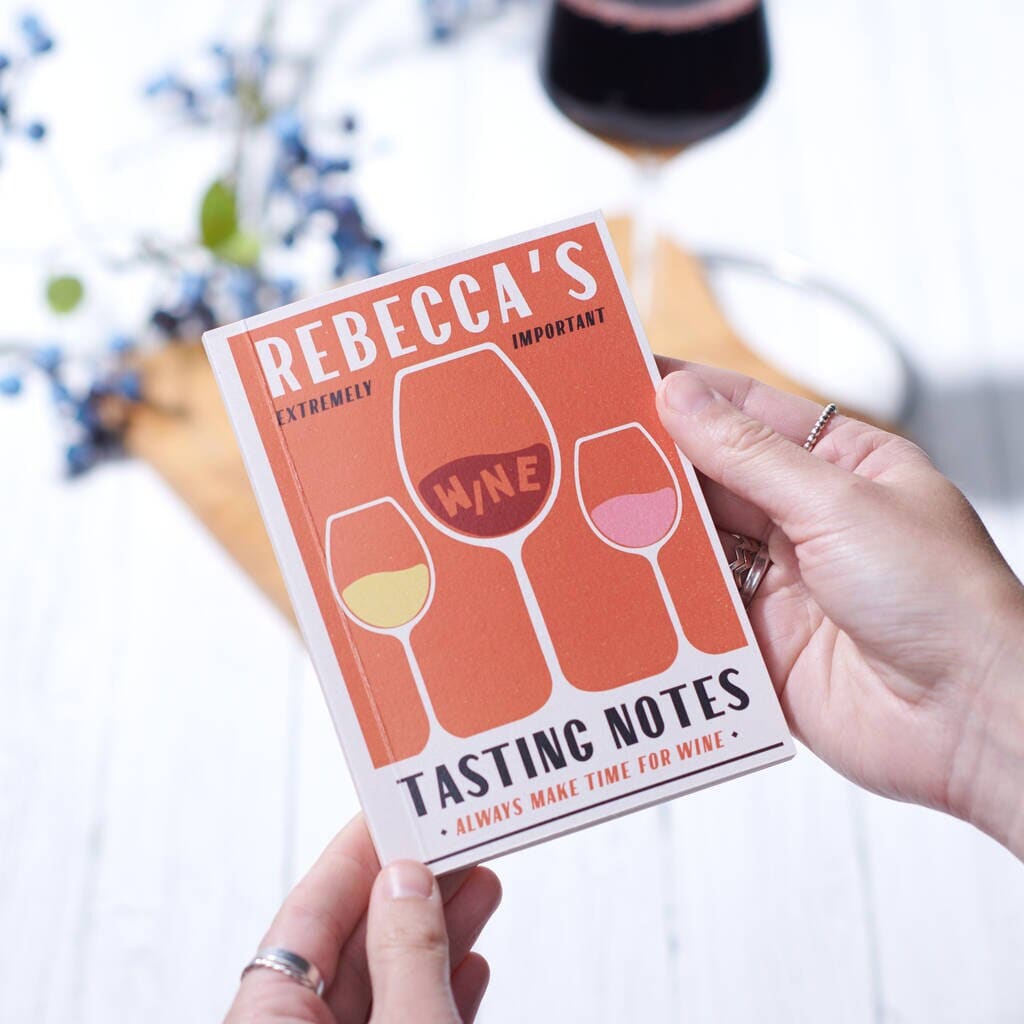 Personalised Wine Tasting Pocket Notebook - Etsy