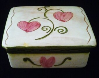 Stangl Pottery Terra Rose Trinket Box