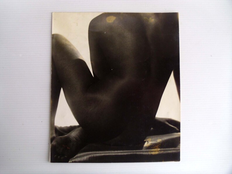 Art photography Nude back by Bertram Park and Yvonne Gregory.