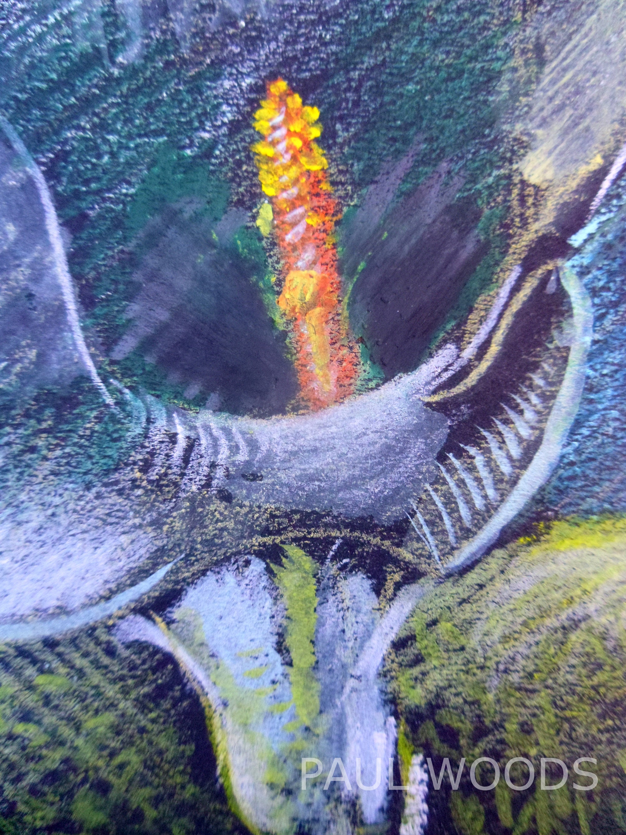 Digital Download Flower Drawing. Wall Hanging Livingroom Art Etsy