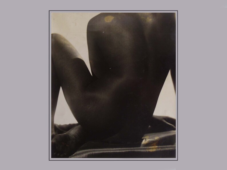 Art photography Nude back by Bertram Park and Yvonne Gregory.