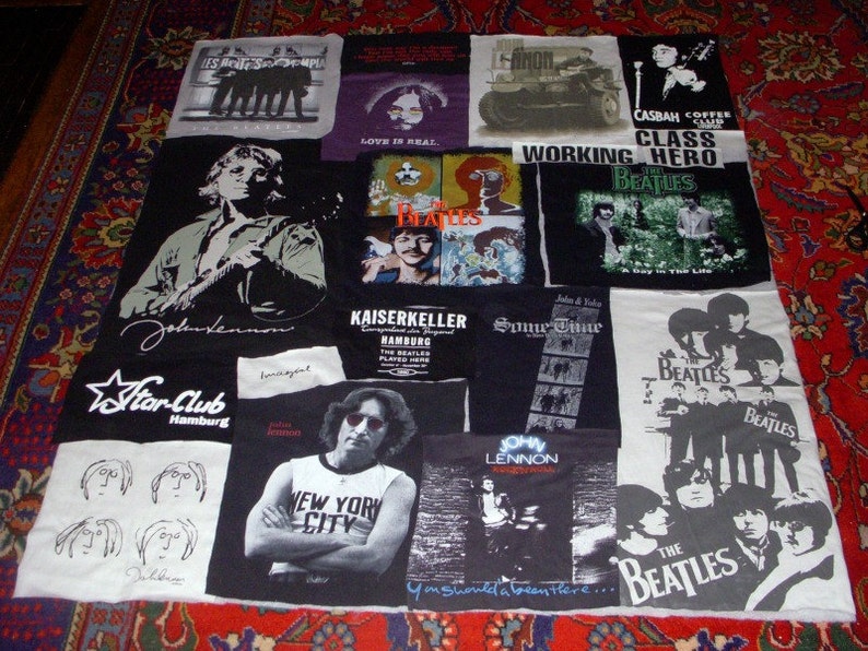 Custom T-Shirt Quilt Concert Tee Quilt Custom Quilt Sports Tee Shirt Handmade Art Quilt