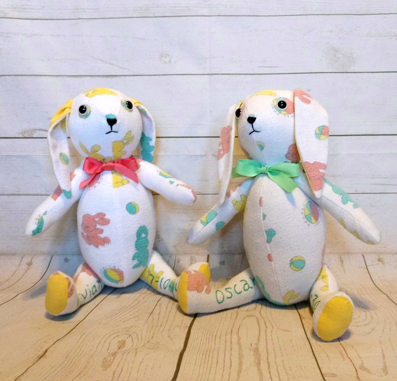 Personalized Stuffed Animal Swaddle Blanket Bear Baby Gift Etsy