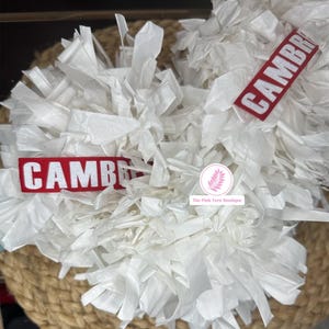 Cheer Pom Pom Tags
