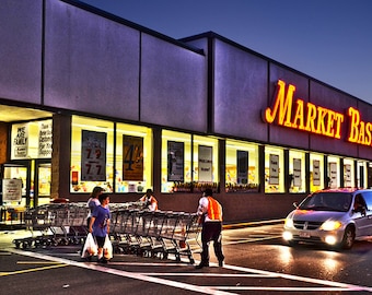 Market Basket, Somerville MA, Supermarket Photography, Market Basket Photography, Market Basket Print, Market Basket Art