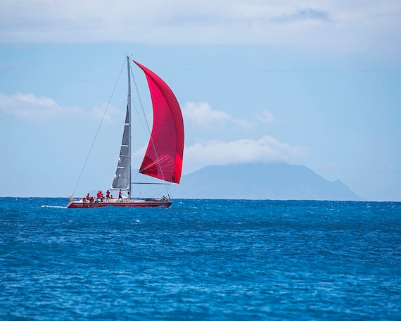 Saint Martin Sailboats 17 Heineken Regatta St Martin Etsy