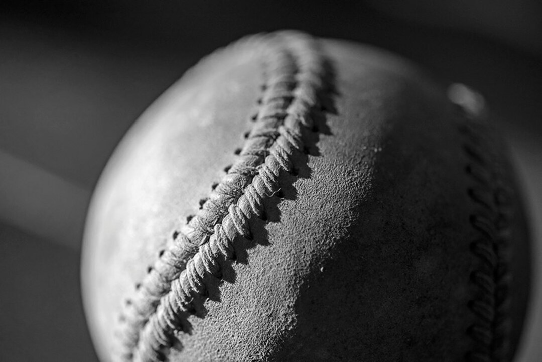 Baseball Still Life, Baseball Print, Baseball Photography, Baseball Art