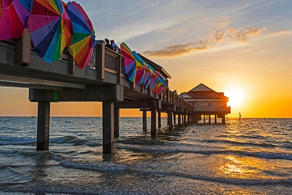 Clearwater Florida Sunset, Clearwater Florida Pier, Clearwater