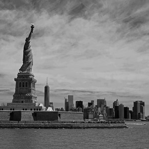 Lady Liberty over New York, New York Photography, New York Print, Statue of Liberty Photo, Statue of LIberty Print, New York Art