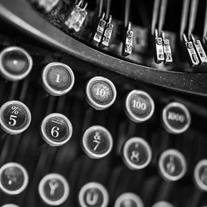 Antique Typewriter Print, not actual typewriter, typewriter photography, typewriter art, typewriter decor, writing room, writing decor