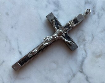 Antique Ebony Crucifix