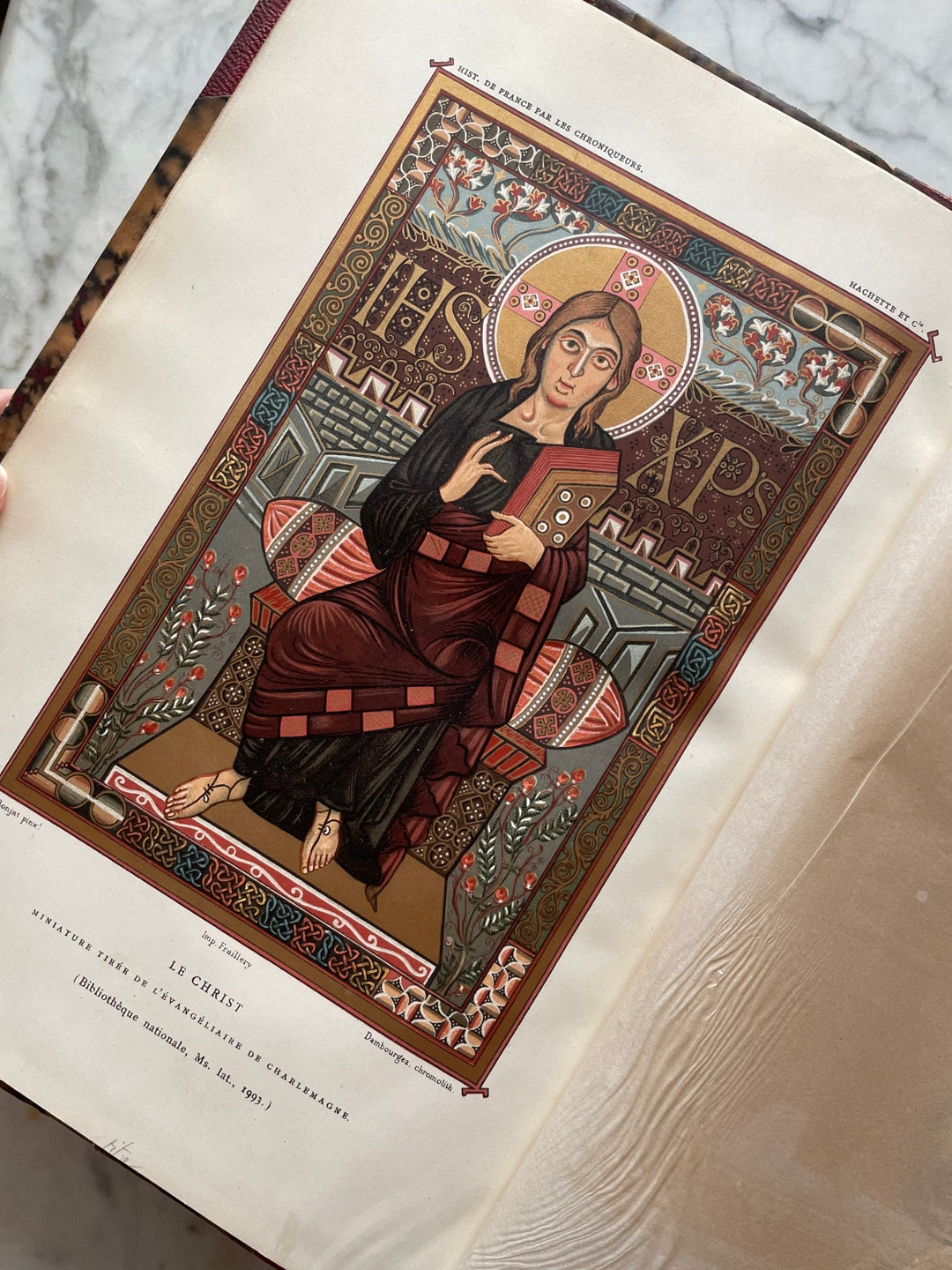 Antique French History Books Saint Louis & the Crusades and the History