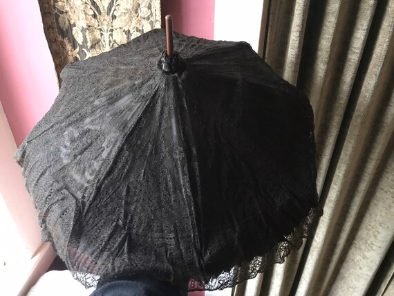 Antique Silk and Lace Parasol