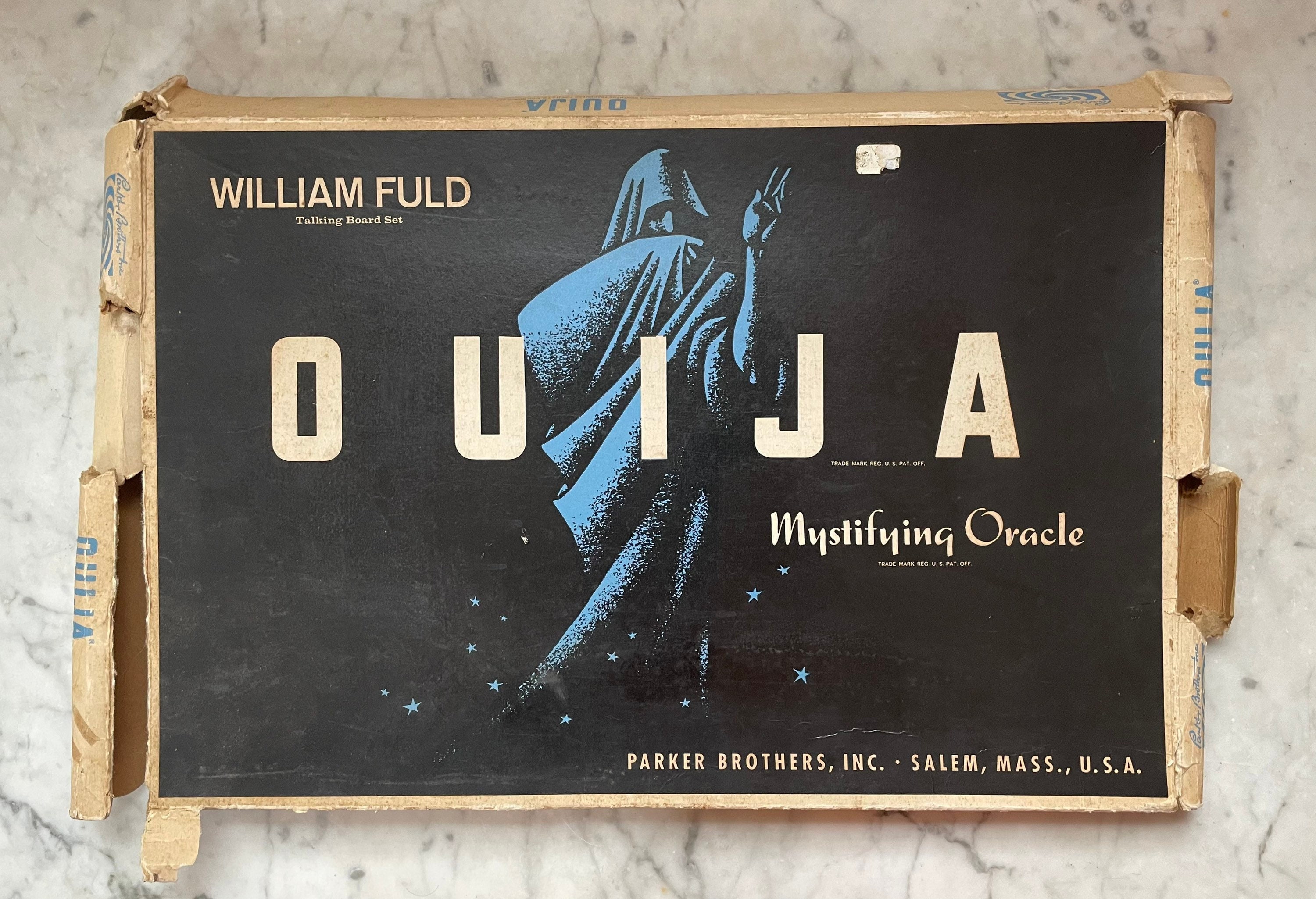 Ensemble de planche Ouija en bois avec Planchette, fait à la main Style  vintage William Fuld Reproduction Spirit Board comme on le voit sur GHOST  ADVENTURES -  France