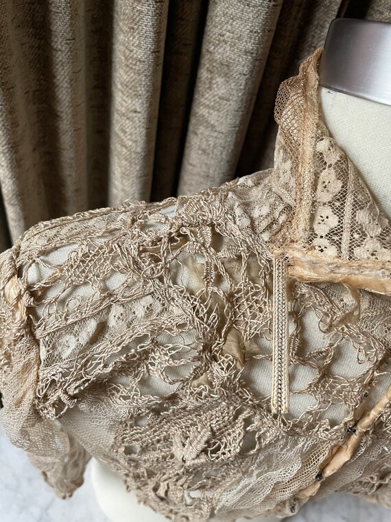 Antique Edwardian Lace Blouse - image 8