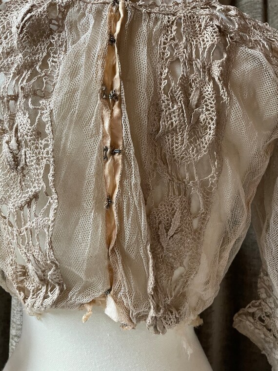 Antique Edwardian Lace Blouse - image 5